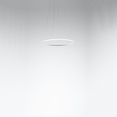 Fabbian - Lens&Olympic - Olympic SP LED XS - Circular suspension - White - LS-FB-F45A07-01 - Warm white - 3000 K - Diffused