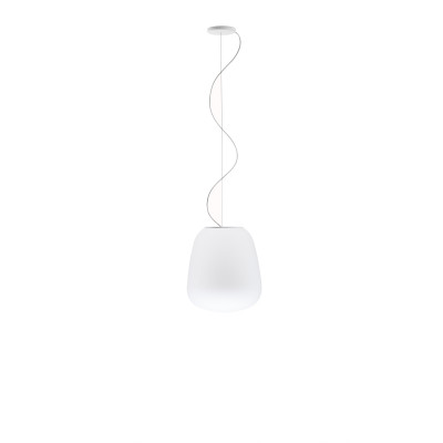 Fabbian - Lumi - Lumi Baka SP LED - Modern glass chandelier - White - LS-FB-F07A35-01 - Warm white - 3000 K - Diffused