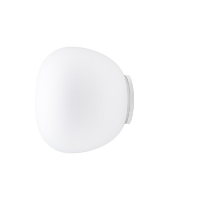 Fabbian - Lumi - Lumi Mochi AP PL LED L - Blown glass wall/ceiling lamp - White - LS-FB-F07G37-01 - Warm white - 3000 K - Diffused