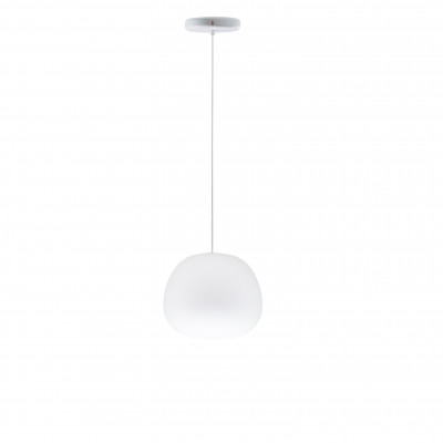 Fabbian - Lumi - Lumi Mochi SP LED S - Glass chandelier - White - LS-FB-F07A41-01 - Warm white - 3000 K - Diffused