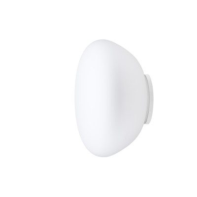 Fabbian - Lumi - Lumi Poga AP PL - Wall lamp/ceiling light in white glass - White - LS-FB-F07G21-01