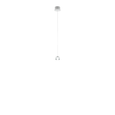 Fabbian - Multispot - Multispot Beluga-1 SP LED - Chandelier with glass diffusor - Transparent - LS-FB-F32A21-00 - Warm white - 3000 K - Diffused