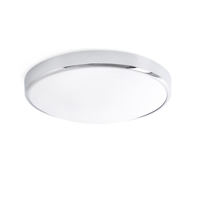 Faro - Indoor - Bathroom - Kao PL LED - LED ceiling lamp - Chrome - LS-FR-63399 - Warm white - 3000 K - Diffused