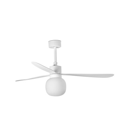 Faro - Indoor - Ceiling fans - Amelia Ball LED VE - Fan with light - Matt White - Super warm - 2700 K - Diffused
