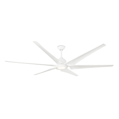 Faro - Indoor - Ceiling fans - Cies LED VE - Fan with light - Glossy White - LS-FR-33512A-1 - Warm white - 3000 K - Diffused