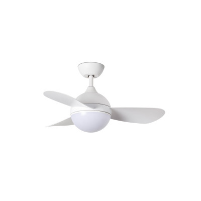 Faro - Indoor - Ceiling fans - Hvar LED VE - Fan with light - Matt White - LS-FR-34300 - Dynamic White - Diffused
