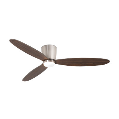 Faro - Indoor - Ceiling fans - Nias LED VE - Fan with light - Brushed nickel/Cherry Wood - LS-FR-33472N-6 - Warm white - 3000 K - Diffused