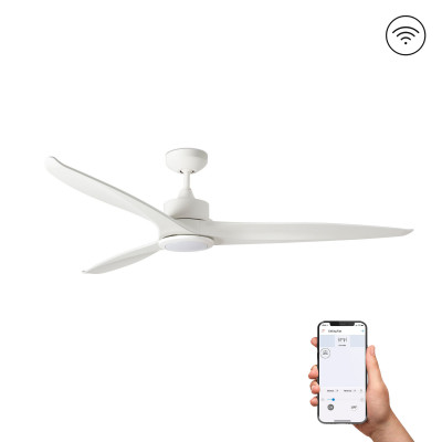 Faro - Indoor - Ceiling fans - Tonic LED VE - Fan with light - White - LS-FR-33551WP - Warm white - 3000 K - Diffused
