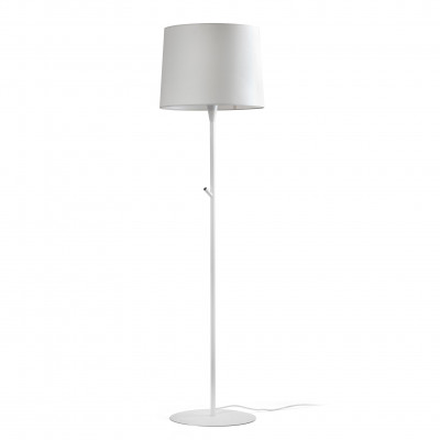Faro - Indoor - Hotelerie - Conga PT - Floor light with extile lampshade - White - LS-FR-64312-07