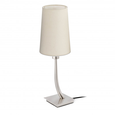 Faro - Indoor - Hotelerie - Rem-3 TL - Modern table lamp - Nickel/White - LS-FR-29684-2P0311
