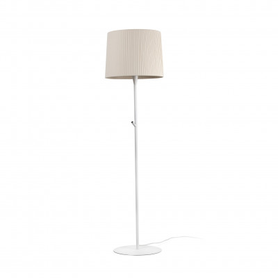 Faro - Indoor - Hotelerie - Samba PT - Floor light with extile lampshade - White/Cloth - LS-FR-64312-41