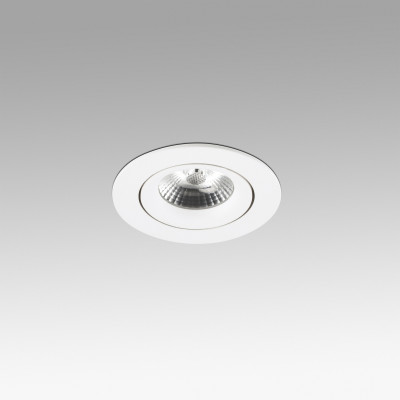 Faro - Indoor - Incasso - Nais Orientable FA LED - Circle recessed ceiling spotlight - White - LS-FR-02111001 - Super warm - 2700 K - Diffused