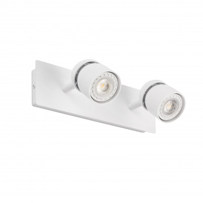 Faro - Indoor - Ring - Coco-2 AP - Applique with two adjustable spotlights - White - LS-FR-40664