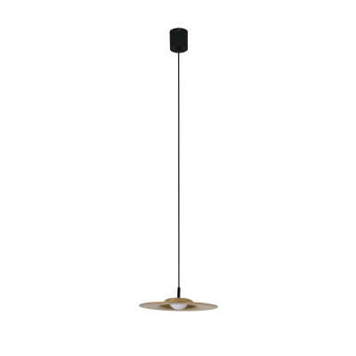Faro - Indoor - Rustic - Cosmos SP LED - Chandelier with flat diffuser - Brass - LS-FR-64224 - Warm white - 3000 K - Diffused