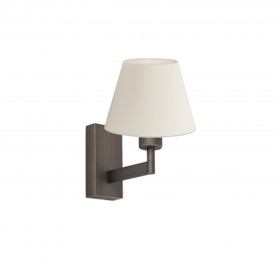 Faro - Indoor - Volta - Artis-1 AP - Modern wall lamp with lampshade - Bronze/White - LS-FR-68490-2P0211