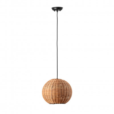 Faro - Indoor - Weave - Haka SP M - Medium design chandelier - Black/Brown - LS-FR-65134-74