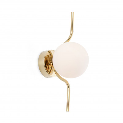 Faro - Indoor - Whizz - Le Vita AP LED - Wall light with sphere diffusor - Gold - LS-FR-29690 - Super warm - 2700 K - Diffused