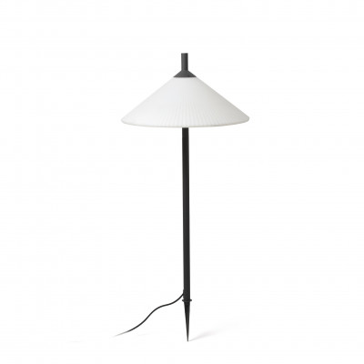 Faro - Outdoor - Cartago - Saigon R55 PT spike - Floor lamp with spike - Dark / white chrome - LS-FR-71575P-01