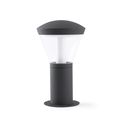 Faro - Outdoor - Datna - Shelby PT LED S - Small LED bollard for gardens - Grey - LS-FR-75537 - Warm white - 3000 K - Diffused