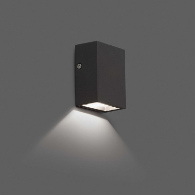 Faro - Outdoor - Klamp - Canon AP LED - LED wall lamp single light emission - Grey - LS-FR-70566N - Warm white - 3000 K - 120°