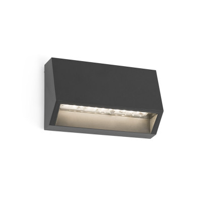 Faro - Outdoor - Sedna - Must AP LED S - Steplight wall lamp LED small - Grey - LS-FR-70657 - Warm white - 3000 K - Diffused