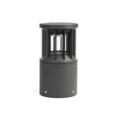 Faro - Outdoor - Sentinel - Screen TE LED S - Aluminum bollard for outdoors small - Anthracite - ls-fr-751000 - Super warm - 2700 K - Diffused