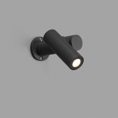 Faro - Outdoor - Sentinel - Spy-145 LED TE - Wall lamp with outdoor spotlight - Anthracite - LS-FR-70782 - Warm white - 3000 K - 30°