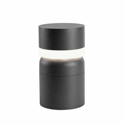 Faro - Outdoor - Shadow - Sete PT LED - Small bollard for the garden LED - Grey - LS-FR-75521 - Warm white - 3000 K - Diffused