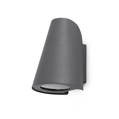 Faro - Outdoor - Steps - Tinia AP - Wall lamp in aluminium for outdoors - Grey - LS-FR-71353