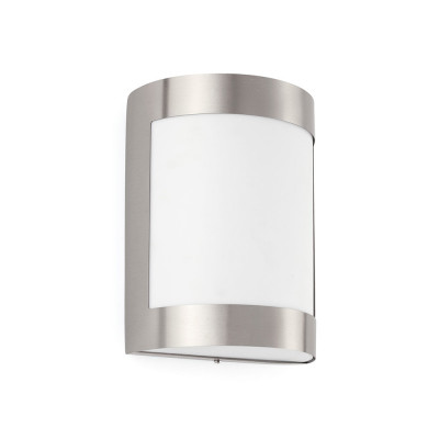 Faro - Outdoor - Sun - Cela AP - Wall lamp double light emission for gardens and outdoors - Stainless Steel - LS-FR-72280