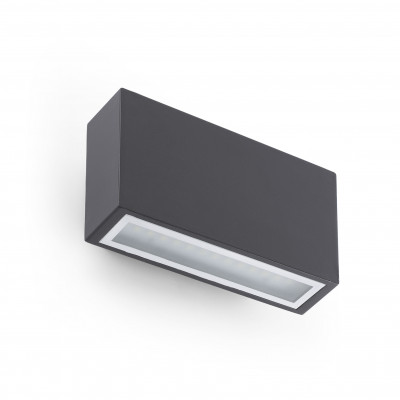 Faro - Outdoor - Sun - Tane AP LED - Outdoor LED wall lamp double emission - Grey - LS-FR-72269 - Warm white - 3000 K - Diffused