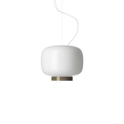 Foscarini - Chouchin - Chouchin Reverse 3 SP LED - Glass design chandelier - White/Grey - LS-FO-210073L-02 - Super warm - 2700 K - Diffused
