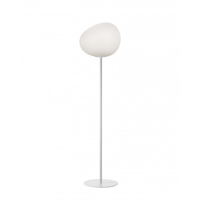Foscarini - Gregg - Gregg PT L - Floor lamp with glass diffuser - White/White - LS-FO-FN168013EB_10
