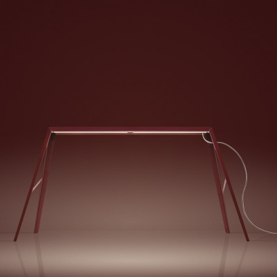 Foscarini - Playful - Bridge 1 TL - Design table lamp - Red - LS-FO-FN3200T100-63E00 - Super warm - 2700 K - Diffused