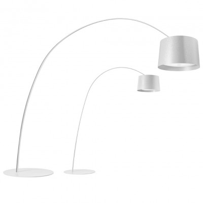Foscarini - Twiggy - Twice as Twiggy PT - Design floor lamp with lampshade - White - LS-FO-FN275013_10 - Warm white - 3000 K - Diffused