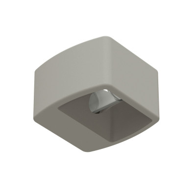 i-LèD Maestro - Cem Outdoor - Cem-W 100-240 V arrayLED 3.25 W 350 mA + arrayLED 3.25 W 350 mA - Cement wall lamp with small emission - Neutral - Diffused