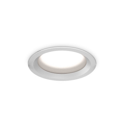 Ideal Lux - Downlights - Basic FA IP65 20W R - Circle recessed ceiling spotlight - White - LS-IL-312125 - Warm white - 3000 K - Diffused