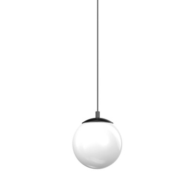Ideal Lux - Systems, projectors and tracks - Ego SP Ball - Pendant lamp for track installation - Black - LS-IL-327525 - Warm white - 3000 K - Diffused