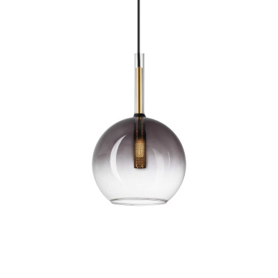 Ideal Lux - Smoke - Empire SP1 Sfera - Chandelier with glass diffusor - Transparent / smoked grey - LS-IL-309811