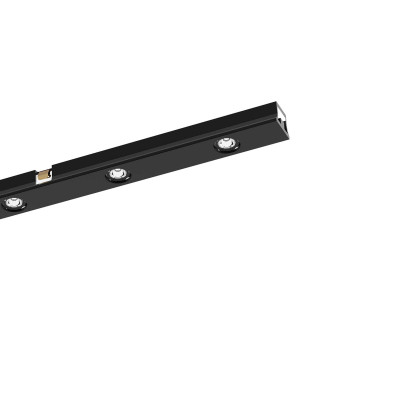 Ideal Lux - Systems, projectors and tracks - Stick Accent 6W - Linear ceiling module - Matt black - LS-IL-329468 - Warm white - 3000 K - 40°