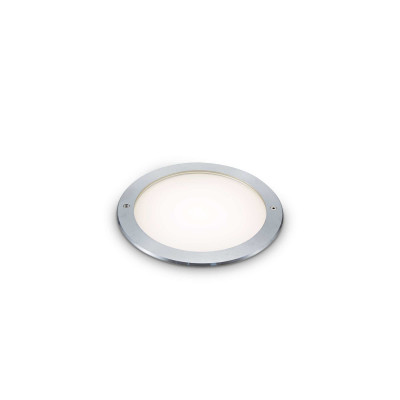 Ideal Lux - Garden - Taurus Wide Round D10 FA - Walkable recessed spotlight with diffused optics  - Steel - LS-IL-325637 - Warm white - 3000 K - Diffused