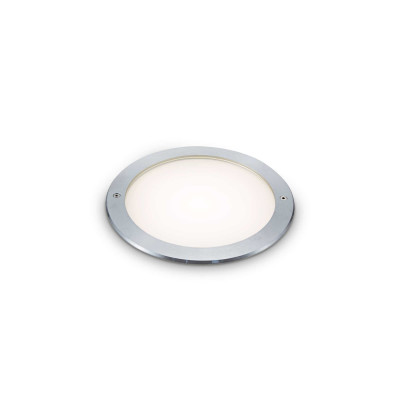 Ideal Lux - Garden - Taurus Wide Round D13 FA - Walkable recessed spotlight - Steel - LS-IL-325668 - Warm white - 3000 K - Diffused