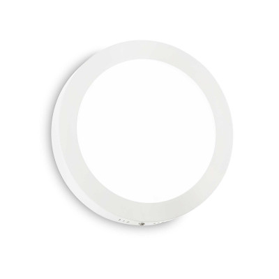 Ideal Lux - Essential - Universal PL D40 Round - Ceiling or wall lamp - White