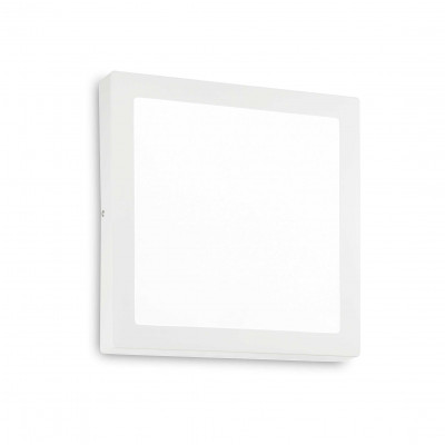 Ideal Lux - Essential - Universal PL D40 Square - Ceiling/ wall light - White - 110°