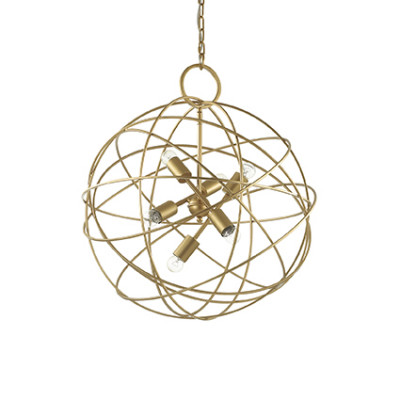 Ideal Lux - Art - Konse SP6 - Pendant lamp - Gold - LS-IL-156026