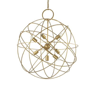 Ideal Lux - Art - Konse SP7 - Pendant lamp - Gold - LS-IL-156033