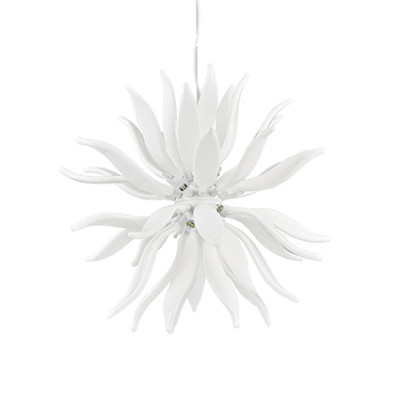 Ideal Lux - Art - Leaves SP12 - Pendant lamp - White - LS-IL-112268