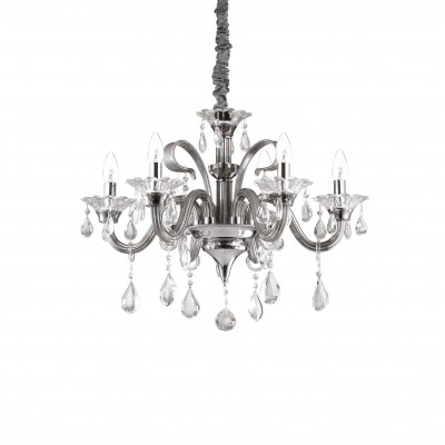 Ideal Lux - Baroque - Colossal SP6 - Elegant chandelier with six arms - Grey - LS-IL-081502