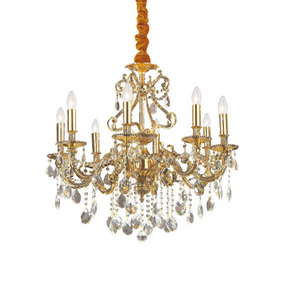 Ideal Lux - Baroque - GIOCONDA SP8 - Pendant lamp - Gold - LS-IL-060514