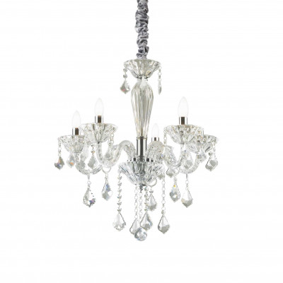 Ideal Lux - Baroque - TIEPOLO SP5 - Pendant lamp - Transparent - LS-IL-034713
